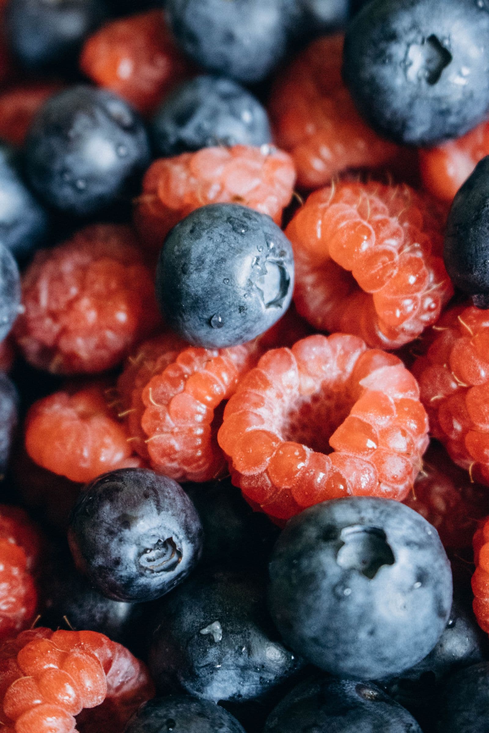 A mix of fresh berries